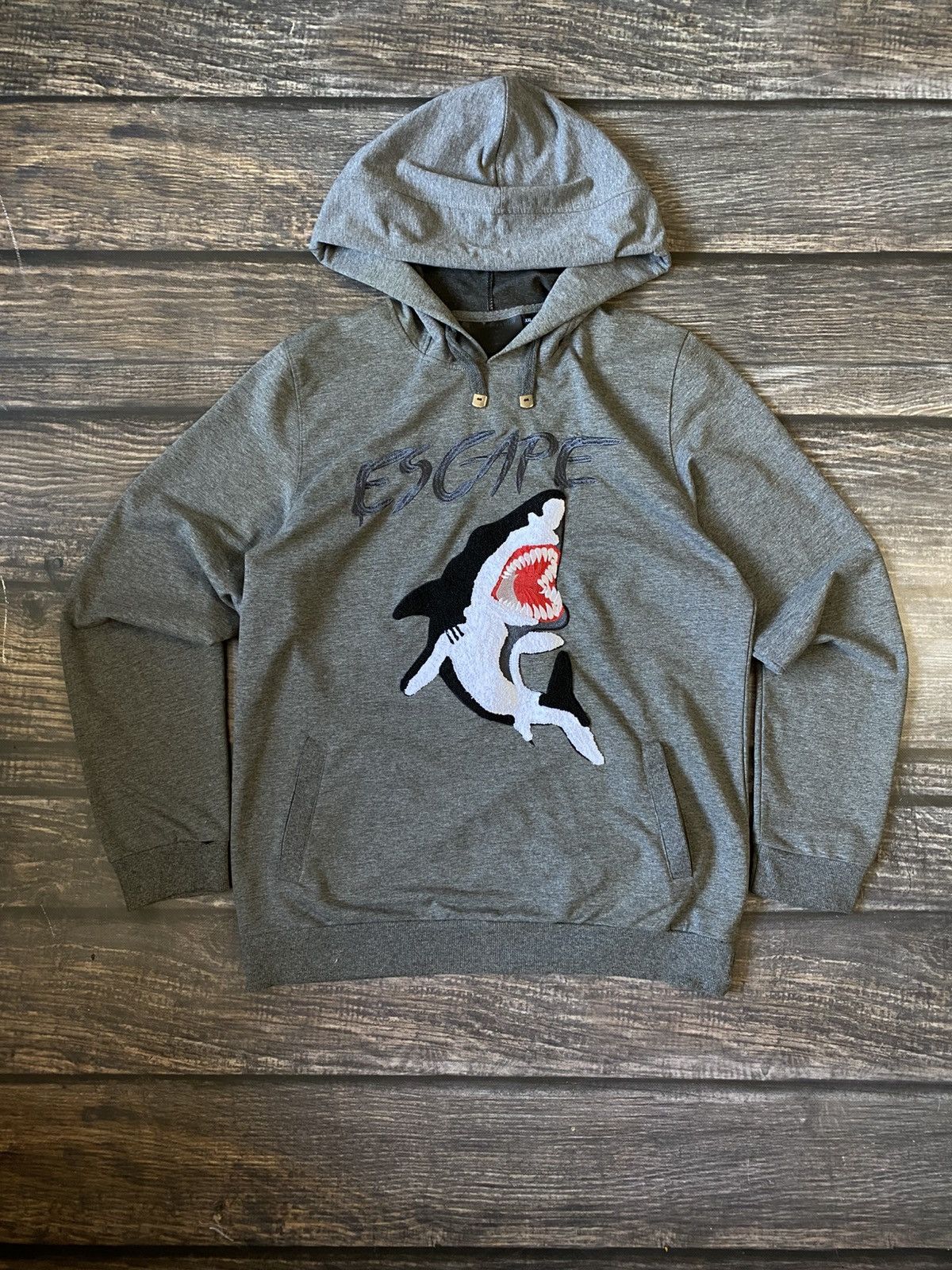 Philipp Plein Philipp Plein Shark Bite Me Cotton Hoodie Size US XL / EU 56 / 4 - 1 Thumbnail