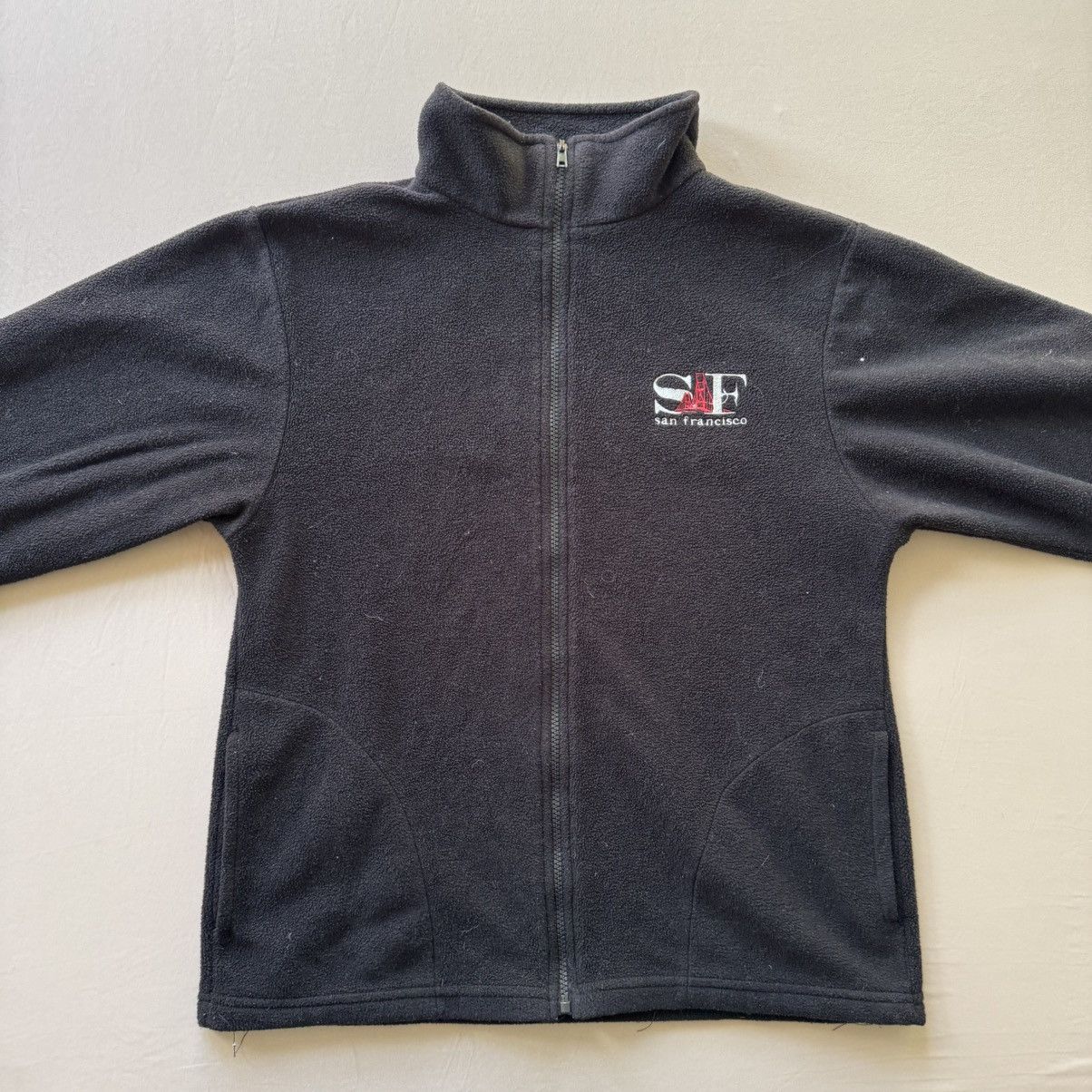 Other Vintage San Francisco Fleece Zip Up Jacket Size US M / EU 48-50 / 2 - 3 Thumbnail