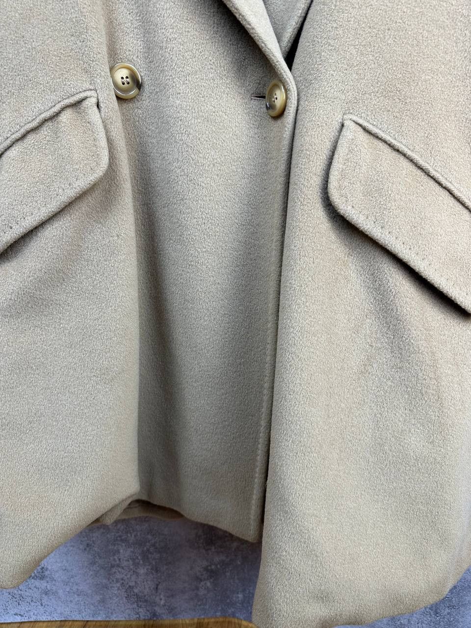 Max Mara Max Mara Virgin Wool/Cashmere Tailored Single Breasted Coat Size S / US 4 / IT 40 - 8 Thumbnail