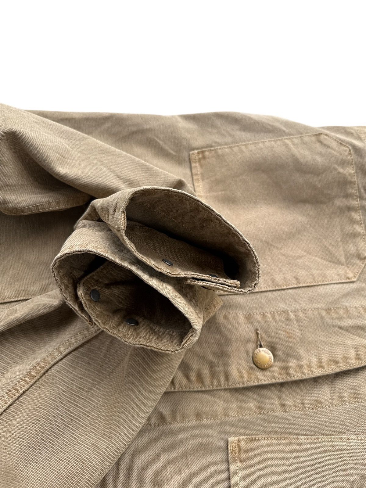 Levi's Vintage Clothing Levi’s Chore Jacket Distressed Denim Size US L / EU 52-54 / 3 - 11 Thumbnail