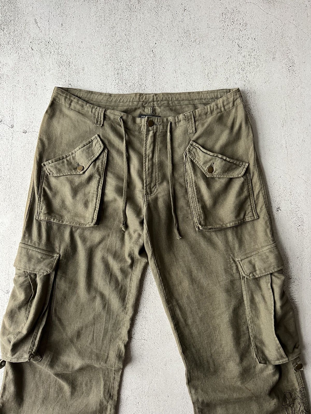 Designer Cargo Parachute Vintage Avant Garde Style Pants Size US 33 - 6 Thumbnail