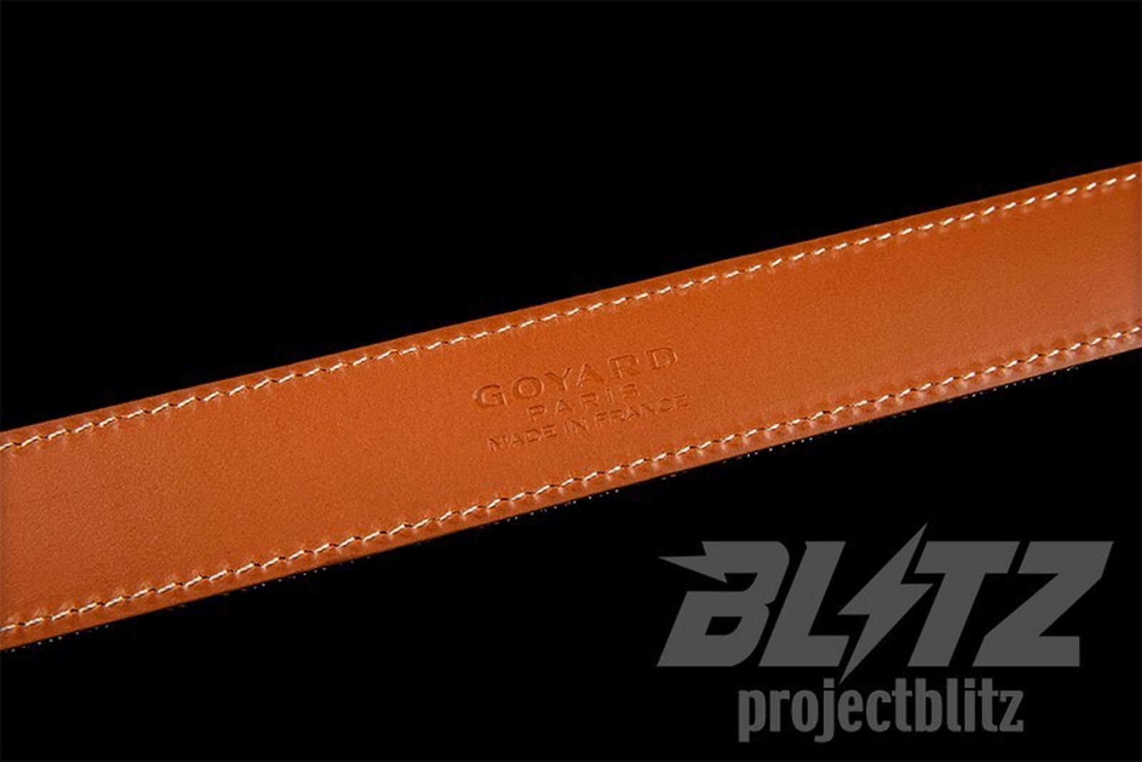 Goyard MAISON GOYARD FREGATE BELT BLACK TAN Size 110/42 Size ONE SIZE - 3 Thumbnail