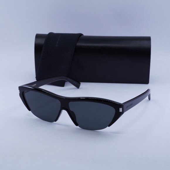 Saint Laurent Paris 🕶️ New Saint Laurent SL704 001 Sunglasses - Shiny Black Size ONE SIZE - 11 Thumbnail