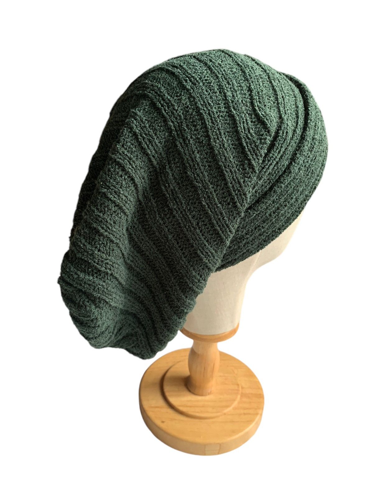 14th Addiction × Vintage Knitted Crochet Hippies Style Slouchy Long Beanie hats🌈☠️ Size ONE SIZE - 3 Thumbnail