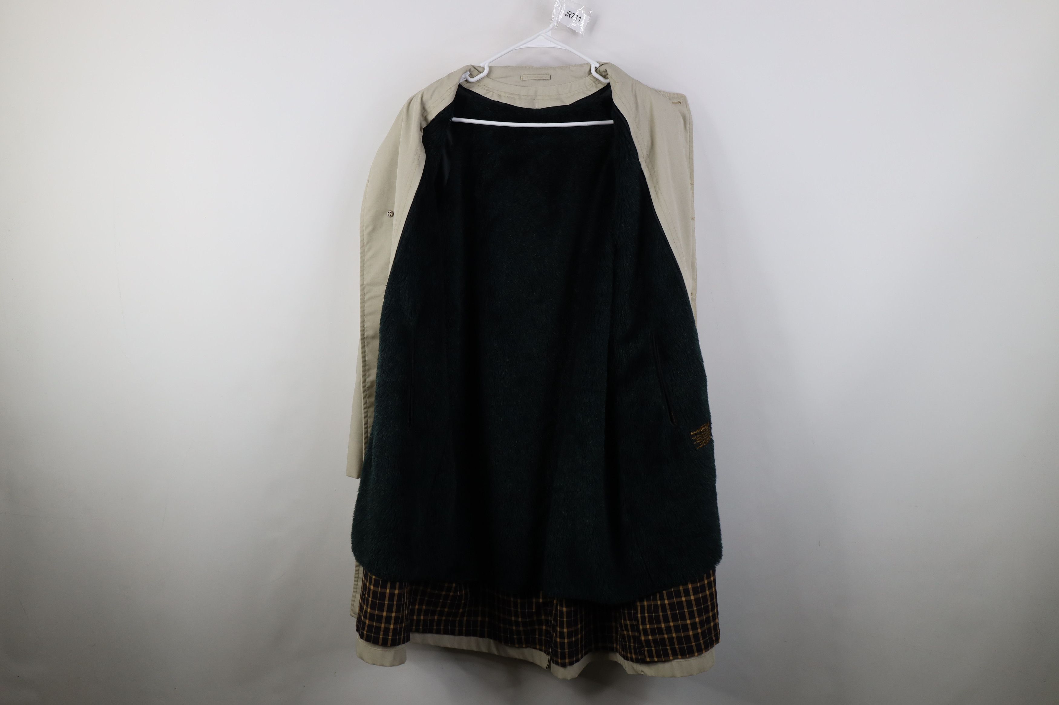 Vintage Vintage 50s Streetwear Button Trench Coat Rain Jacket USA Size US XXL / EU 58 / 5 - 10 Thumbnail