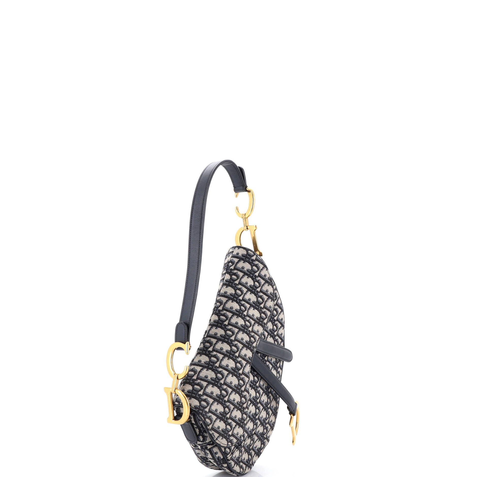 Dior Saddle Handbag Oblique Canvas Medium Size ONE SIZE - 1 Thumbnail