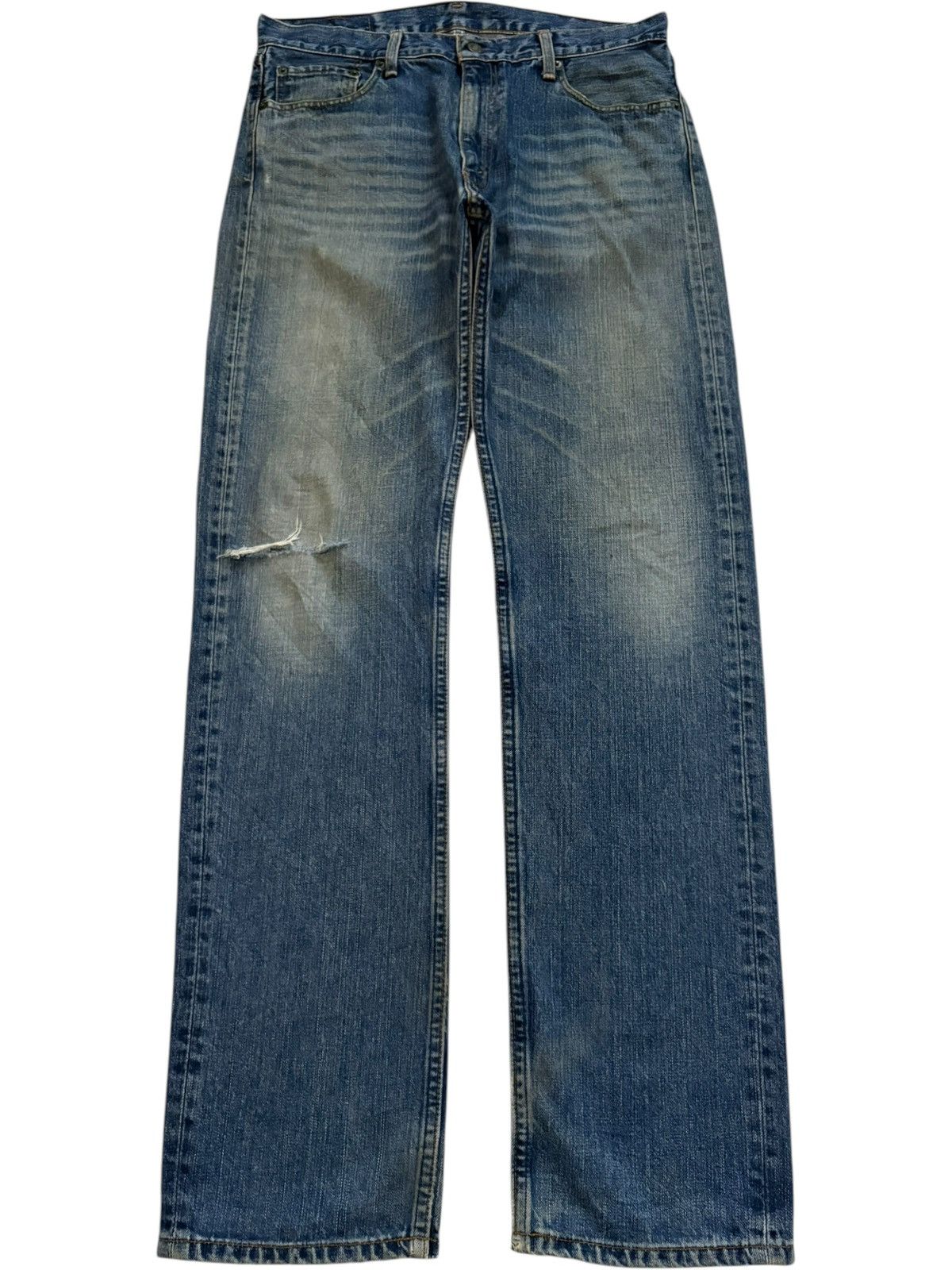 Levi's SALES🔥Vintage 90s Levis 505 Mud Wash Distressed Jeans Size US 33 - 1 Thumbnail