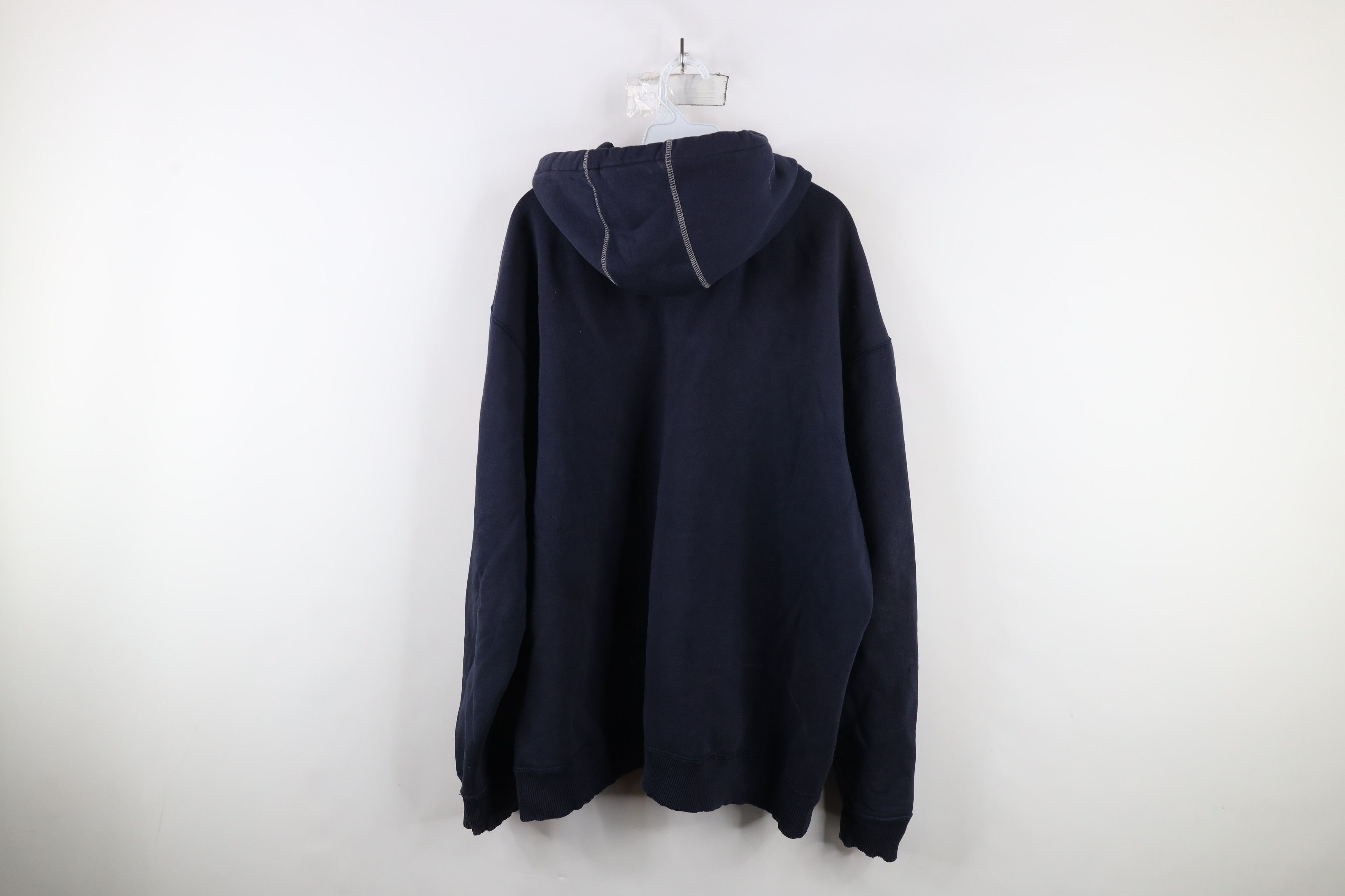 Tommy Hilfiger × Vintage Vintage Y2K Tommy Hilfiger Heavyweight Full Zip Hoodie Blue Size US XXL / EU 58 / 5 - 16 Thumbnail