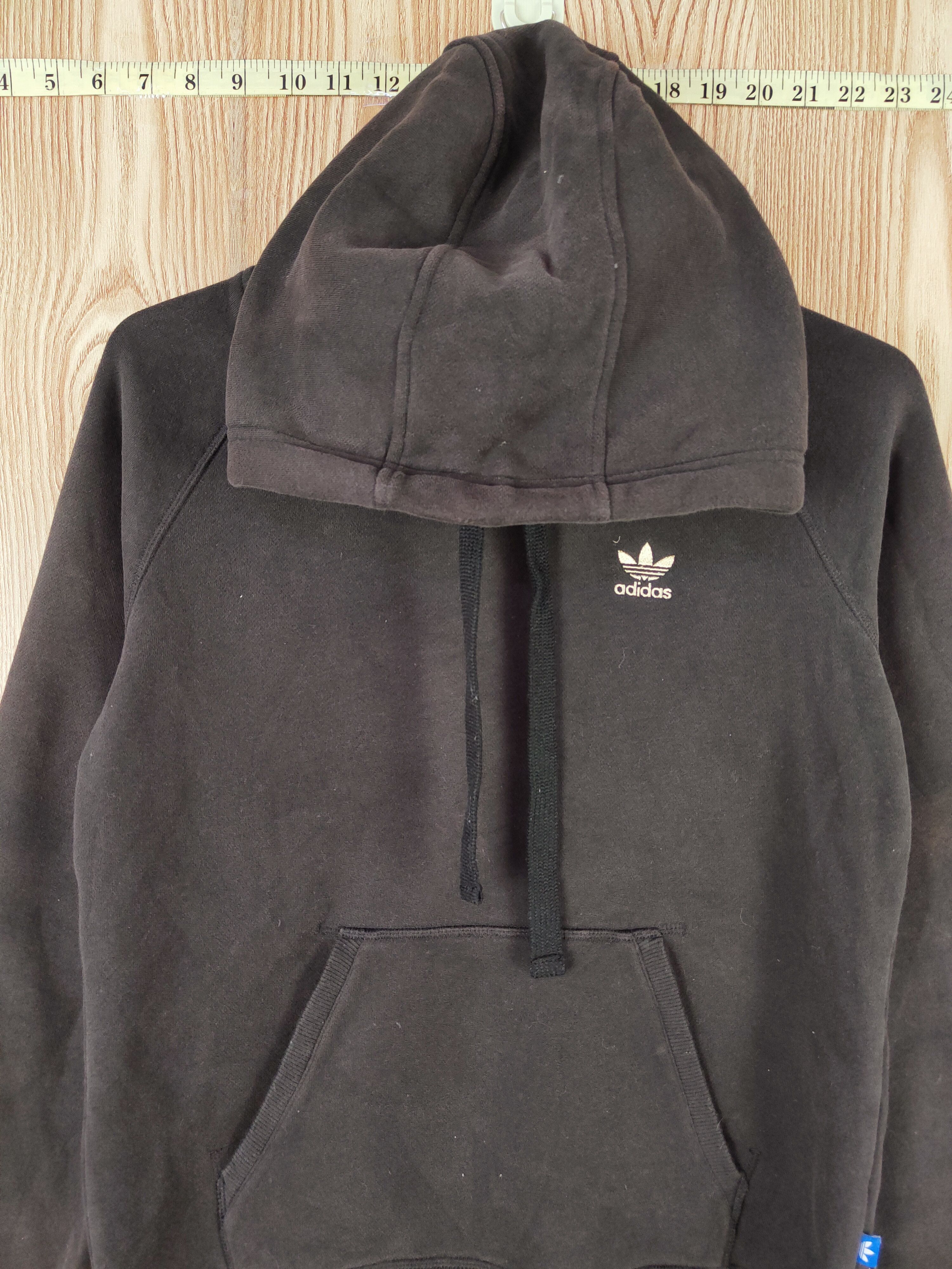 Adidas DL Adidas vintage Black Faded Hoodie Sweatshirts #W252 Size US XS / EU 42 / 0 - 2 Thumbnail