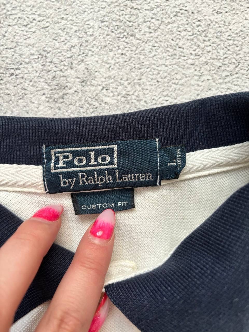 Polo Ralph Lauren × Vintage Vintage Polo Ralph Lauren rugby polo Size US L / EU 52-54 / 3 - 6 Thumbnail
