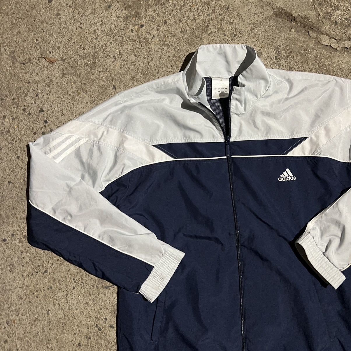 Adidas × Vintage 90s Adidas Lampas Vintage Y2K Oversized Retro Nylon Jacket Size US L / EU 52-54 / 3 - 2 Thumbnail