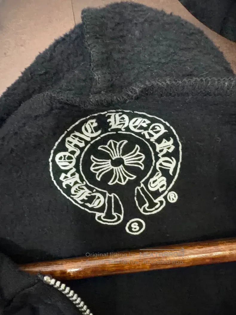 Chrome Hearts CHROME HEARTS Size S Black three-sword Sanskrit zipper hood Size US S / EU 44-46 / 1 - 3 Thumbnail
