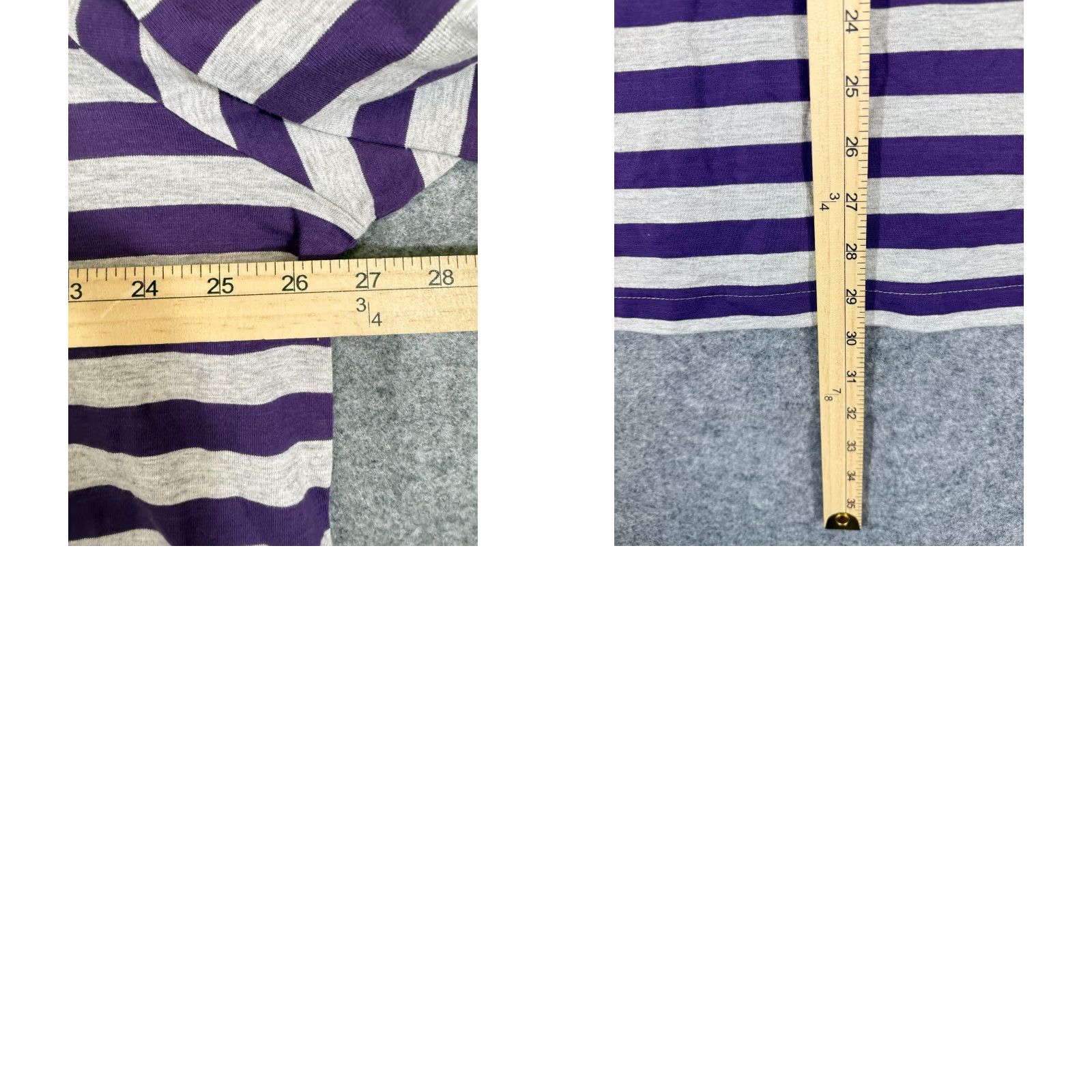 Vintage VINTAGE Pink Panther Polo Shirt Womens 22/24 Striped Purple Gray Logo Rugby Shirt Long Sleeve Casual Mens Women Girls Size 3XL / US 20-22 - 9 Thumbnail