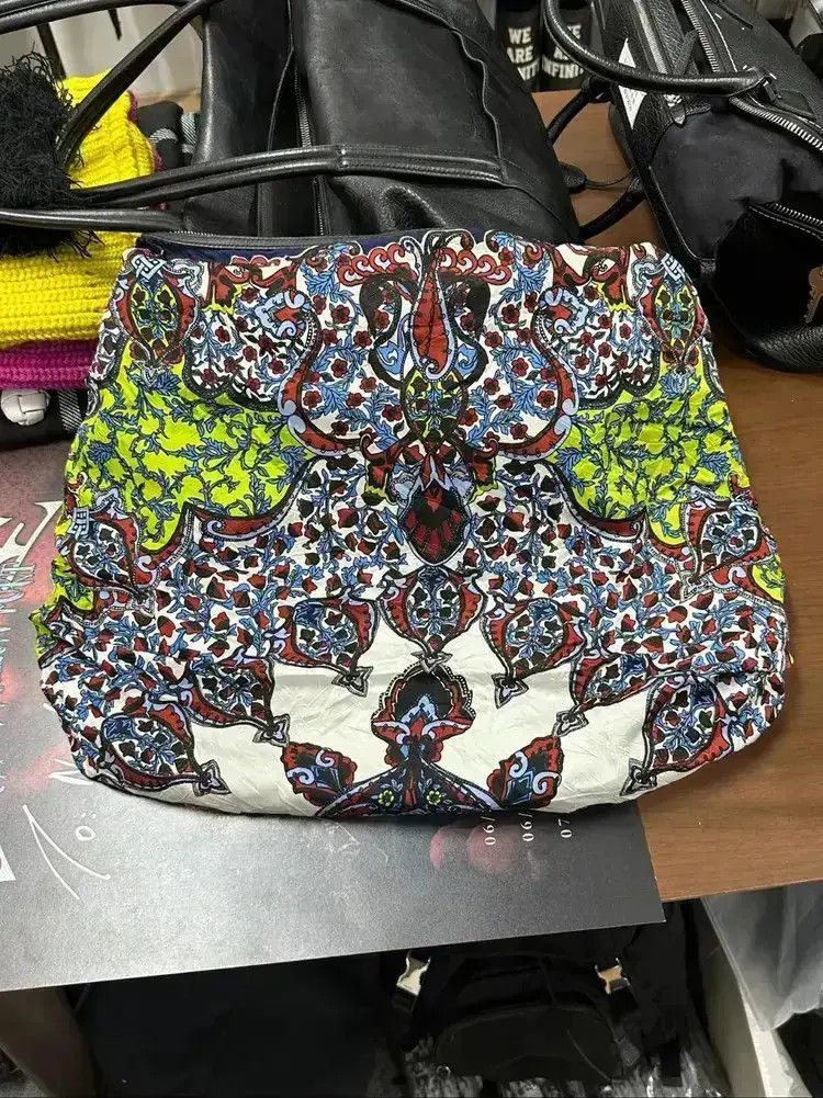 Yohji Yamamoto Yohji Yamamoto Yohji Yamamoto Y's Flowers Print Bundle Bag Size ONE SIZE - 4 Thumbnail