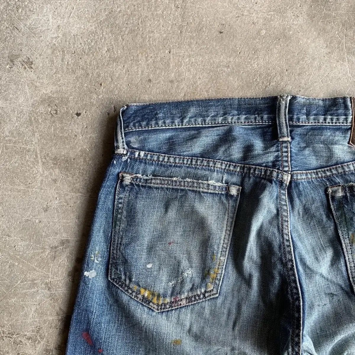 If Six Was Nine 💥 STEALS 💥Vintage Redline Jeans Splish Painter Denim Pants Size US 32 / EU 48 - 19 Thumbnail