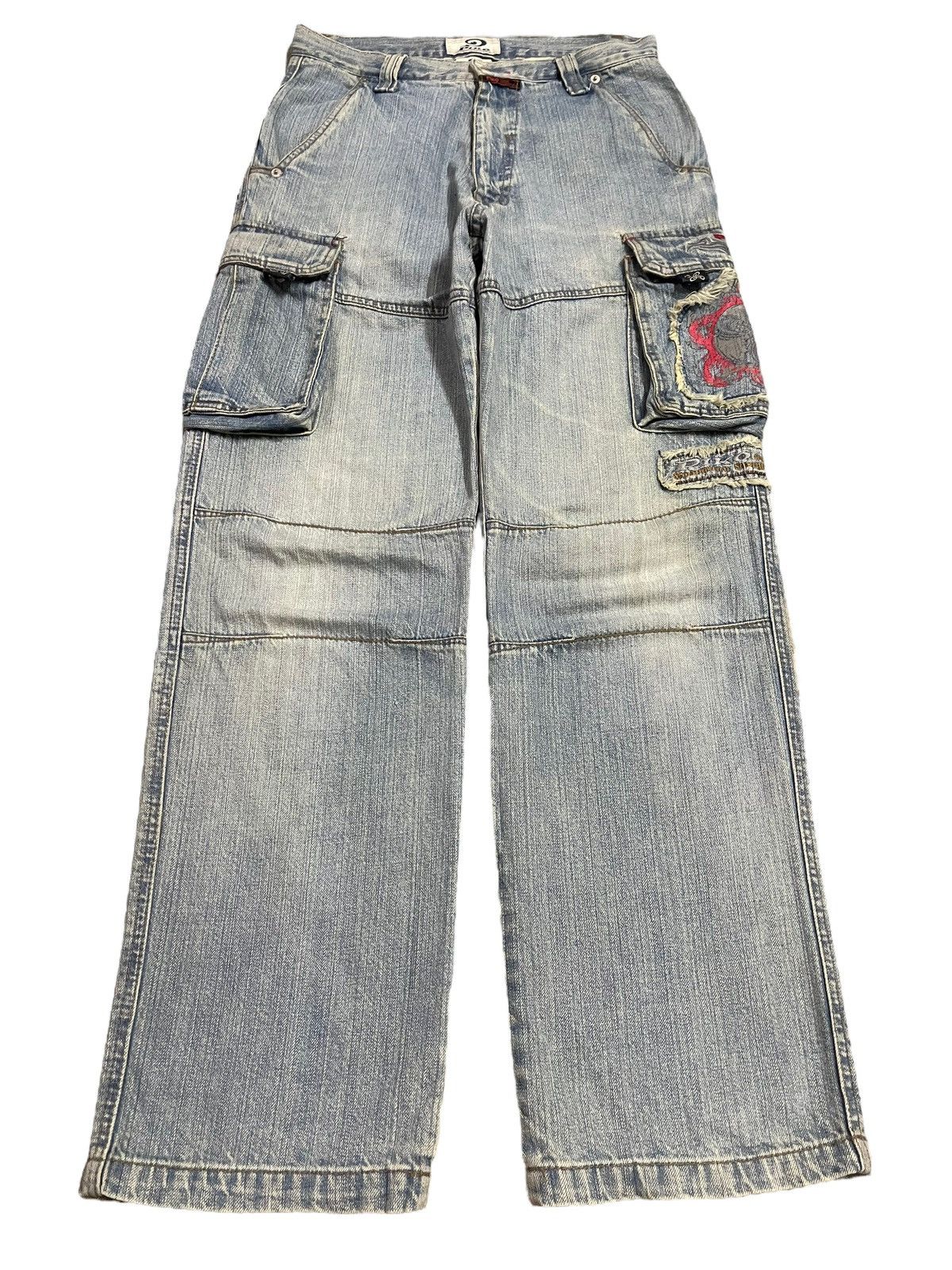 Vintage Piko Hawaiian Longboard Multipocket Cargo Jeans