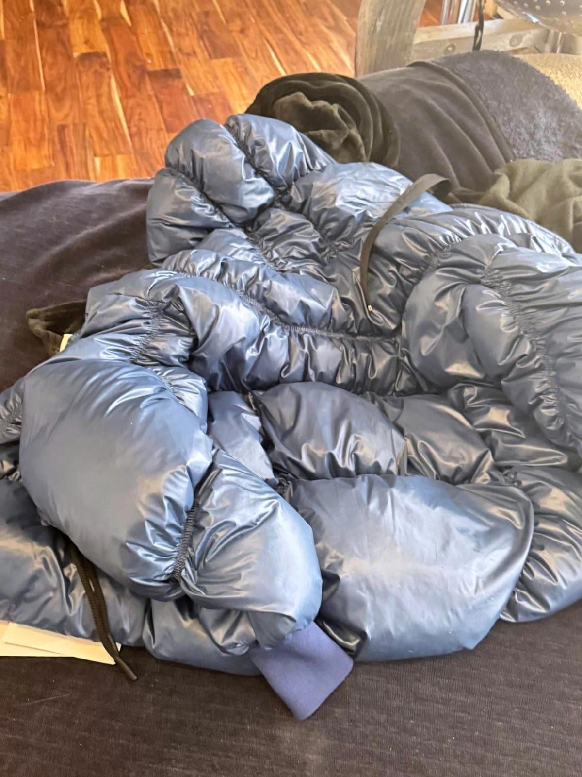 Khrisjoy KHRISJOY Slate blue Puffer Sz 0 Retail $1999 Size XS / US 0-2 / IT 36-38 - 9 Thumbnail