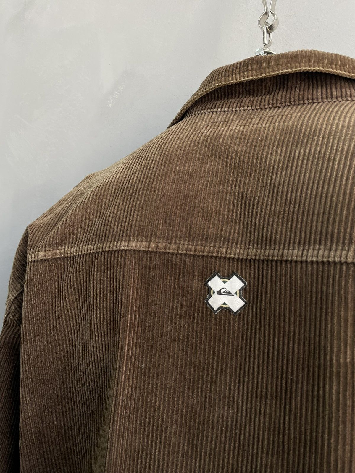 Quiksilver Quiksilver Brown Corduroy Workwear Jacket Size M Size US M / EU 48-50 / 2 - 11 Thumbnail