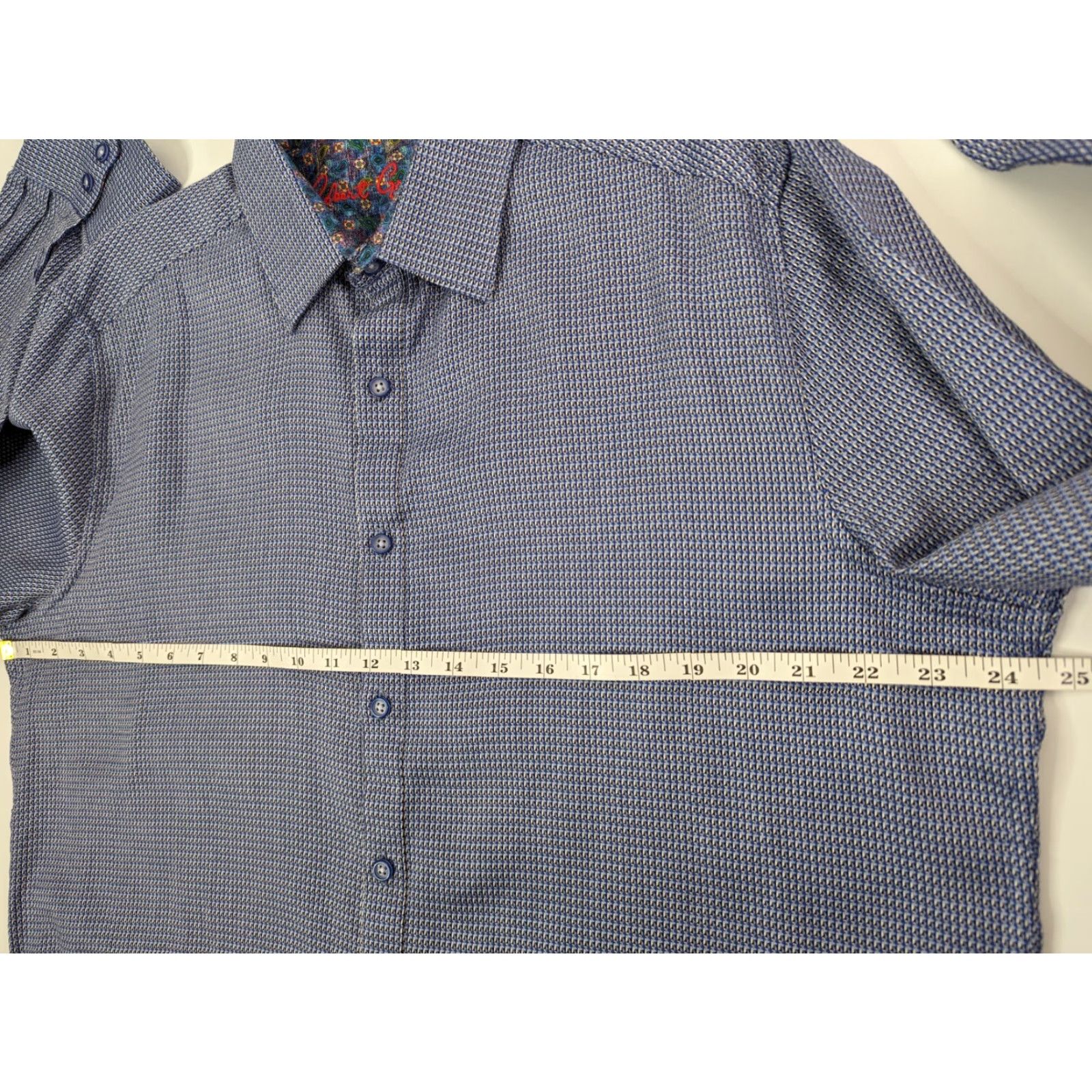 Robert Graham Robert Graham Shirt Button-Up Long Sleeve Paisley Purple Blue Men's XL Size US XL / EU 56 / 4 - 7 Thumbnail