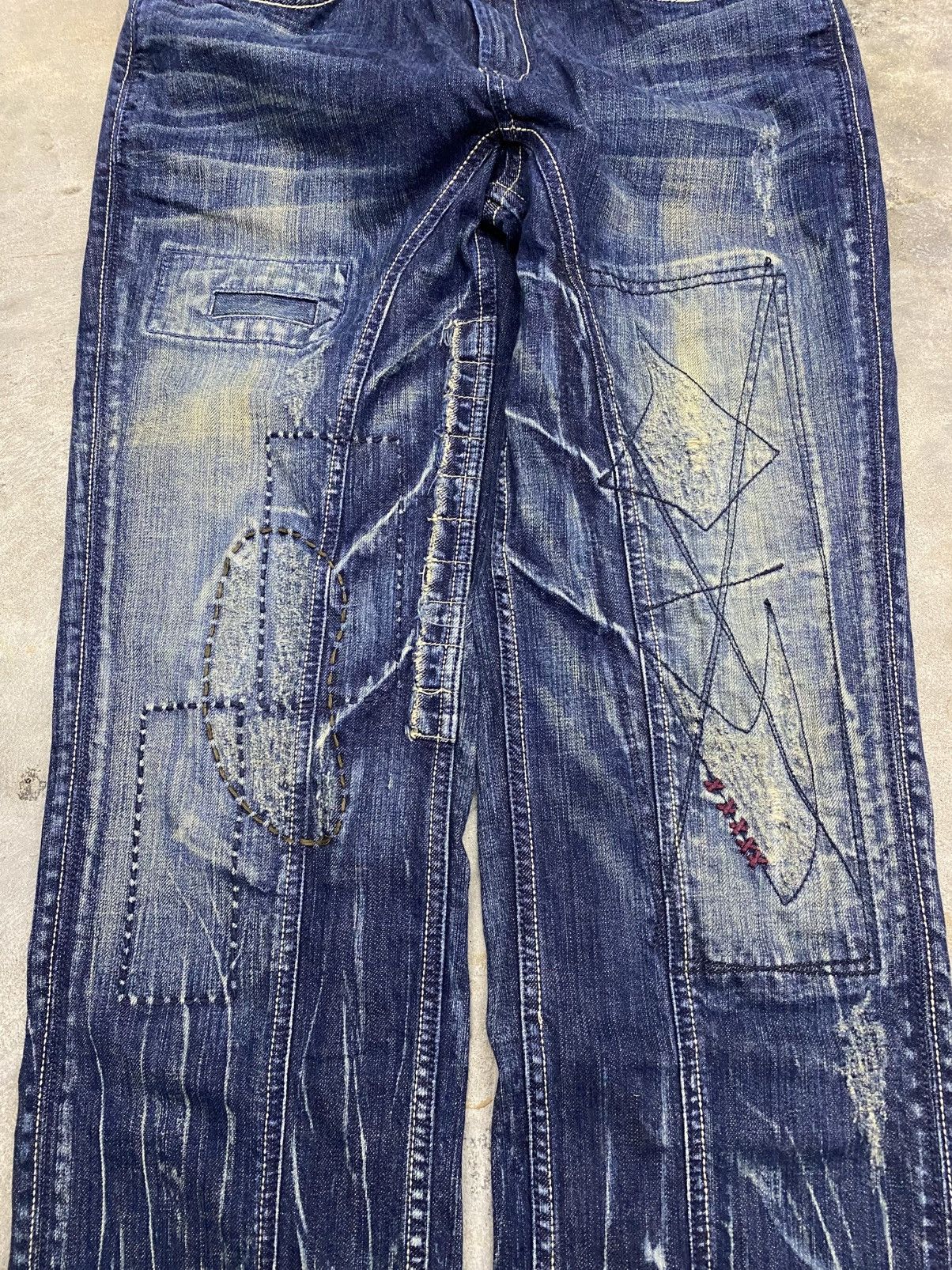 If Six Was Nine × KMRii japanese grunge bigtrain undercover style jeans Size US 30 / EU 46 - 3 Thumbnail