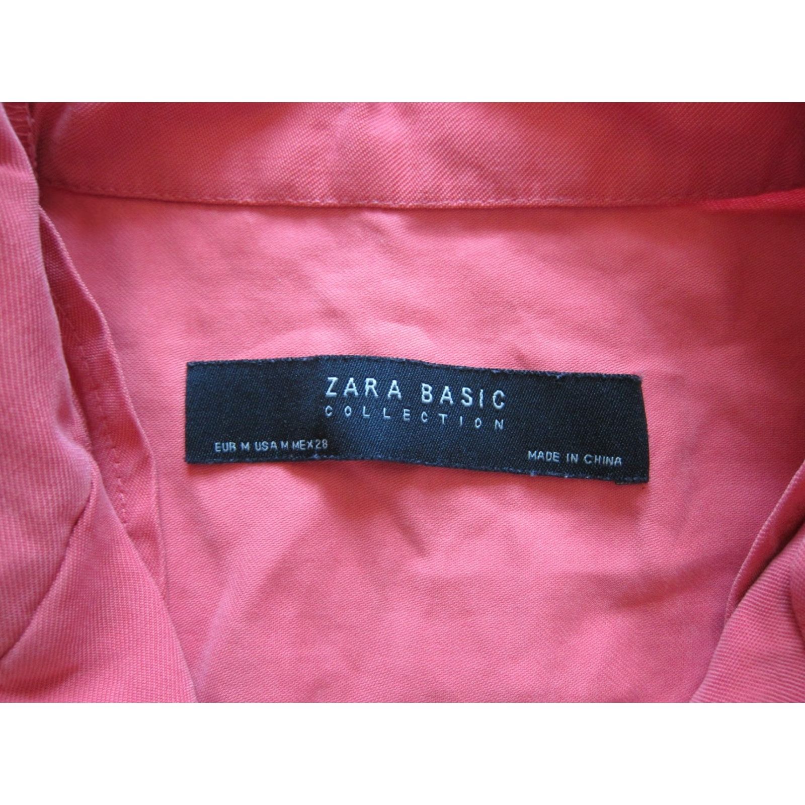 Zara Zara Basic Collection Jacket Women Cinch Waist Field Pink Rayon Size M Size M / US 6-8 / IT 42-44 - 2 Thumbnail
