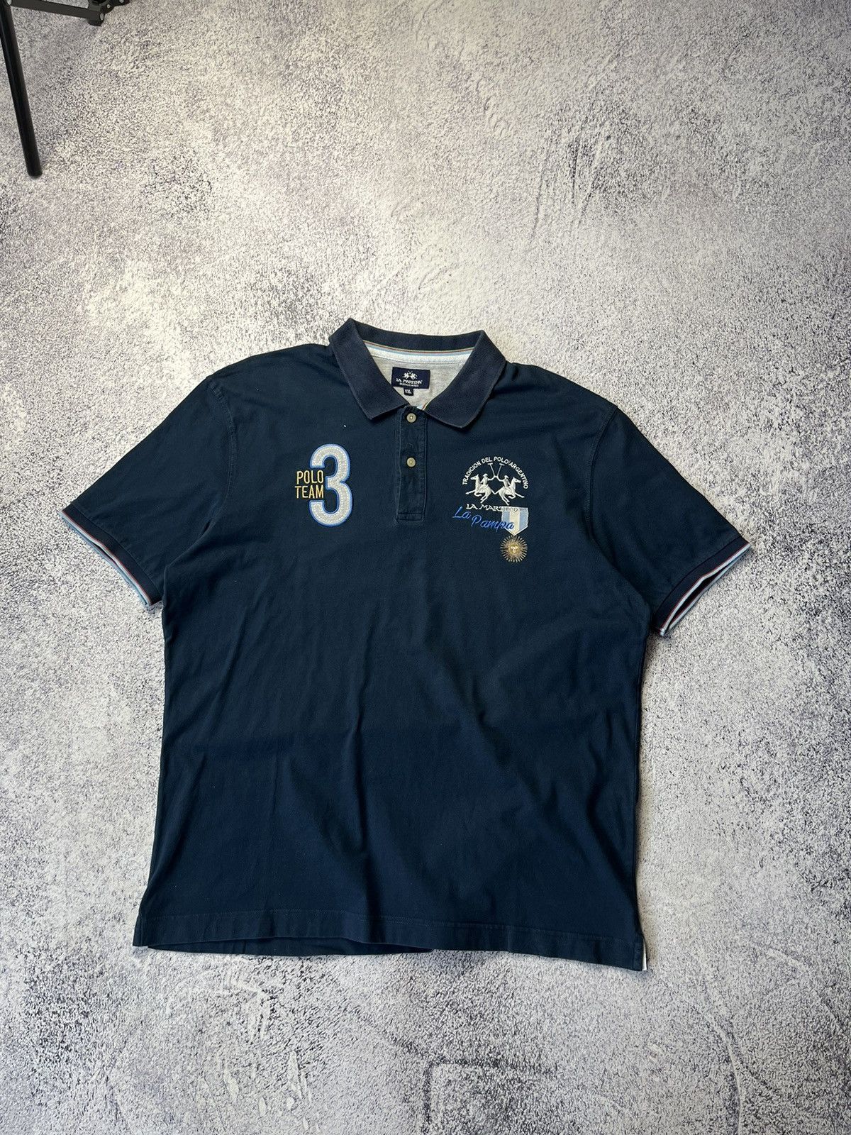 La Martina Vintage Y2K La Martina Argentina #3 Summer Polo Rugby Japan Size US XL / EU 56 / 4 - 1 Thumbnail