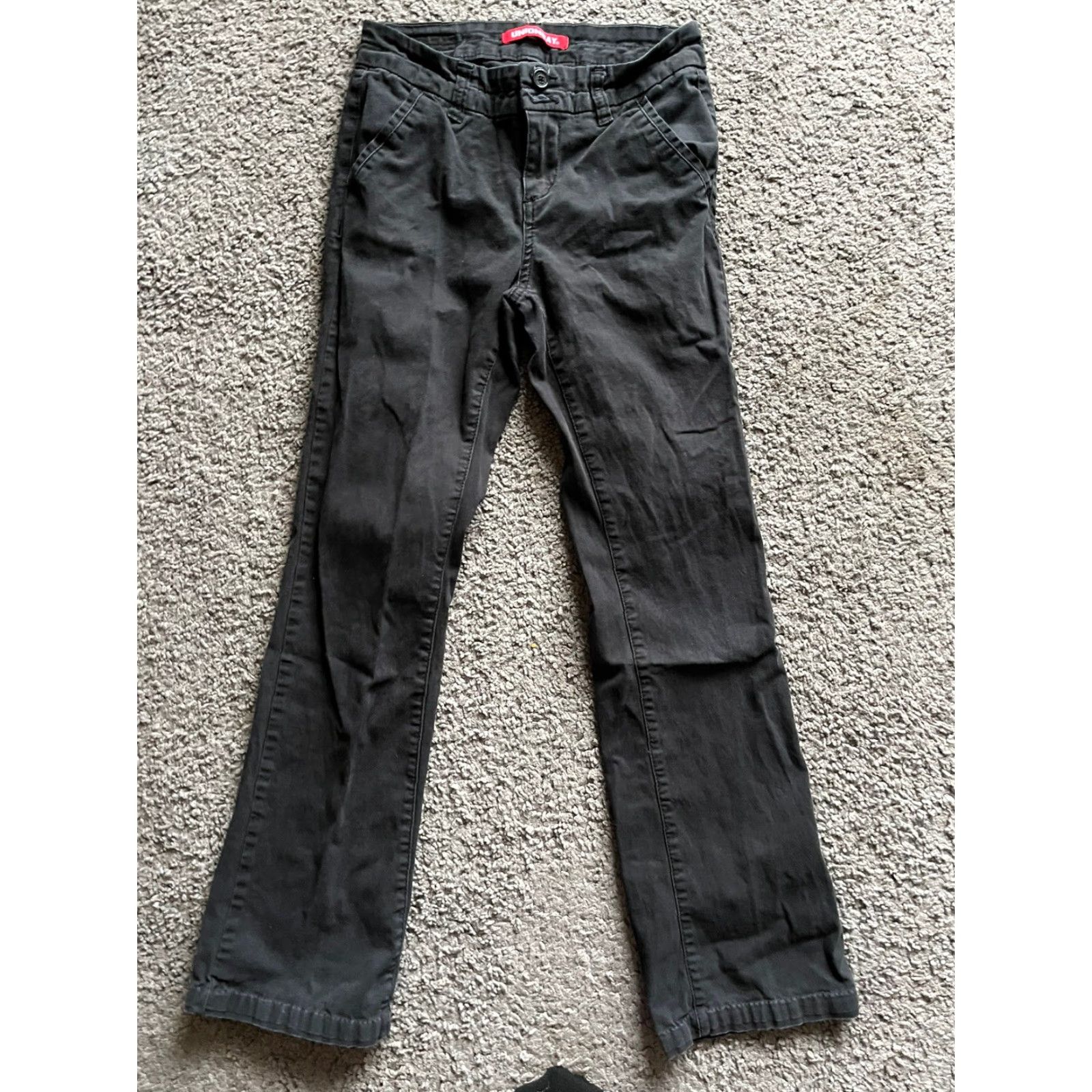 Vintage UNIONBAY Junior's Slim Hayden Bootcut Pant Black Size 3 Mid Rise Size 26" / US 2 / IT 38 - 3 Thumbnail