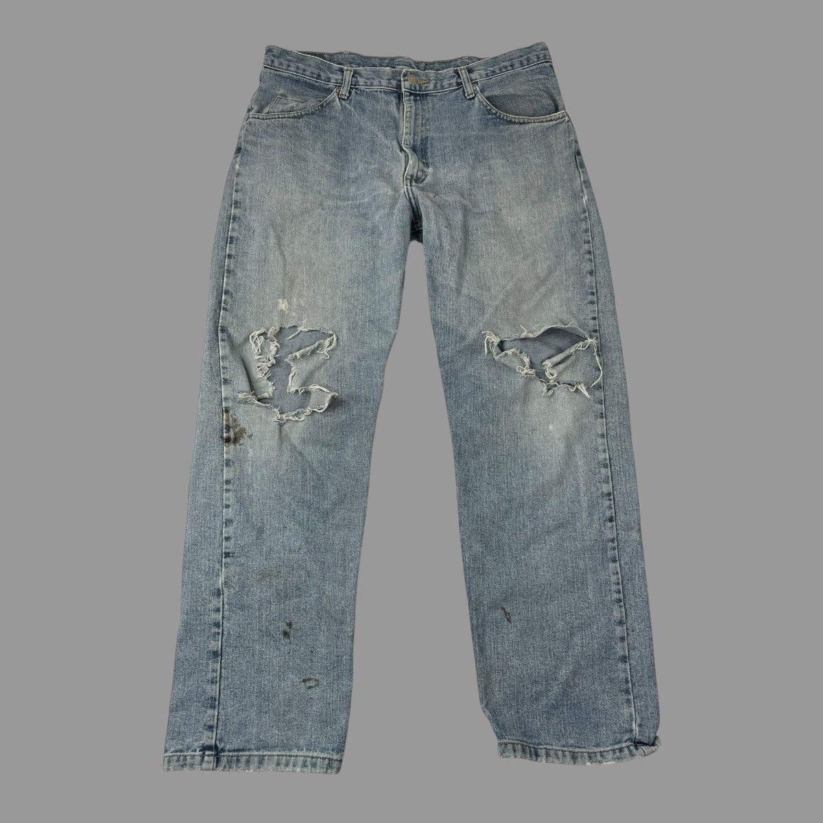 Vintage × Wrangler Vintage faded thrashed denim jeans Size US 36 / EU 52 - 1 Thumbnail