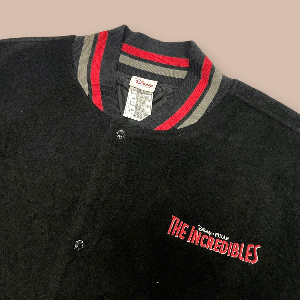 Disney Vintage Disney The Incredibles Letterman Varsity Jacket Size US XXL / EU 58 / 5 - 6 Thumbnail