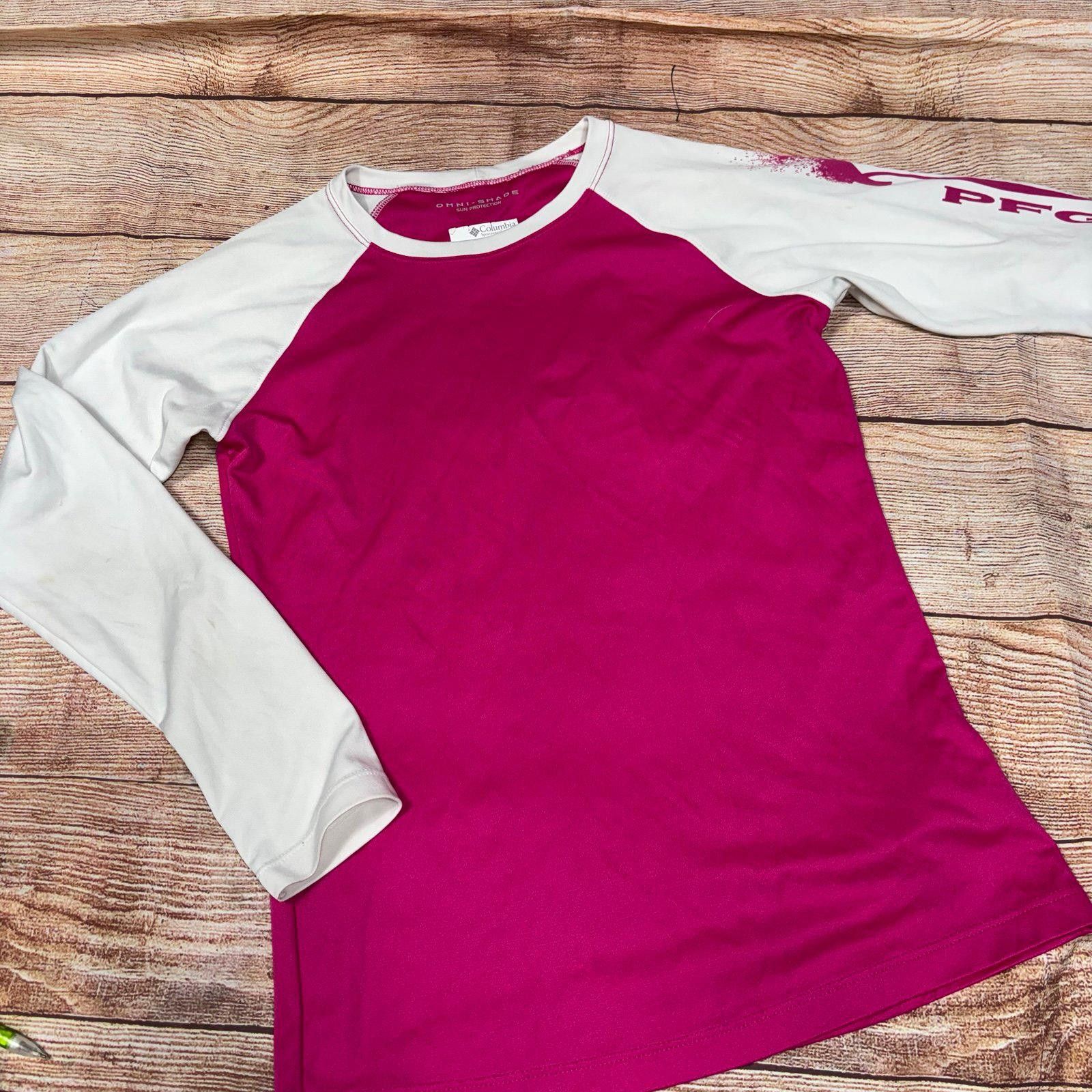 Columbia Columbia PFG Omni-Shade Long Sleeve Shirt Girls Large 10/12 Size L / US 10 / IT 46 - 1 Thumbnail