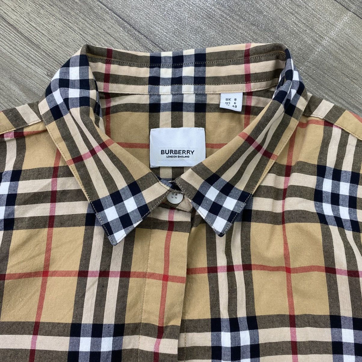 Burberry Burberry London Nova Check Plaid Button Up Shirt Luxury Size US S / EU 44-46 / 1 - 3 Thumbnail