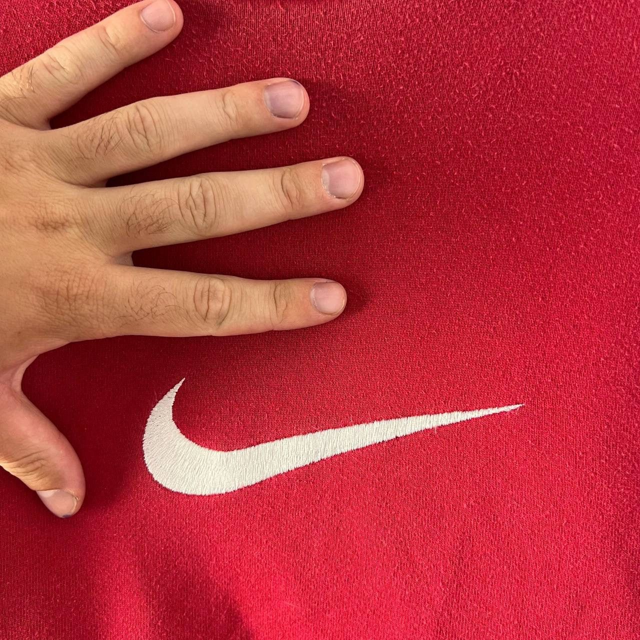 Nike Vintage Y2K Nike Big Swoosh Logo Oversized Sweatshirt Size US XL / EU 56 / 4 - 3 Thumbnail
