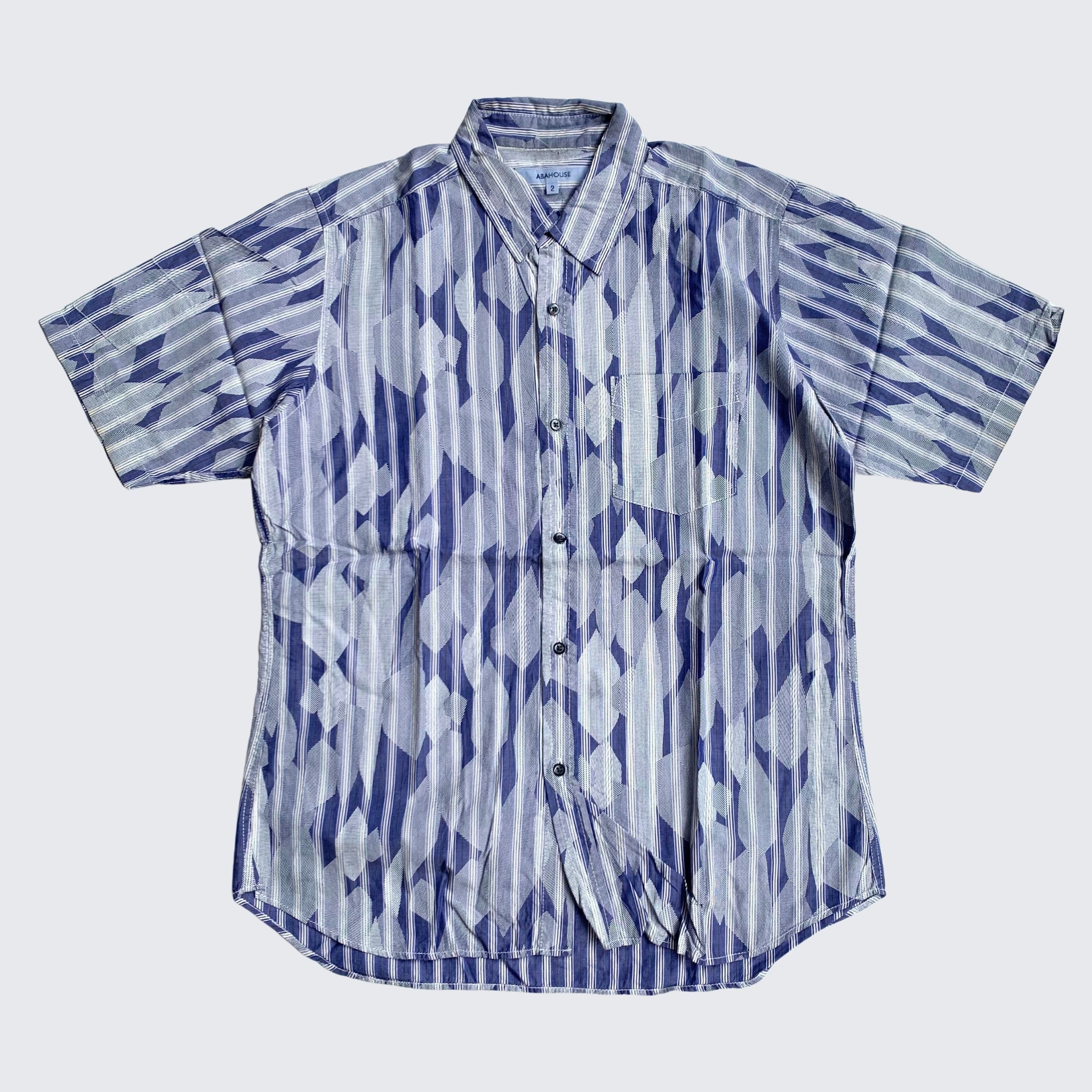 ABAHOUSE Vintage Abahouse Japan 2000s Mens Short Shirt Size US M / EU 48-50 / 2 - 1 Thumbnail