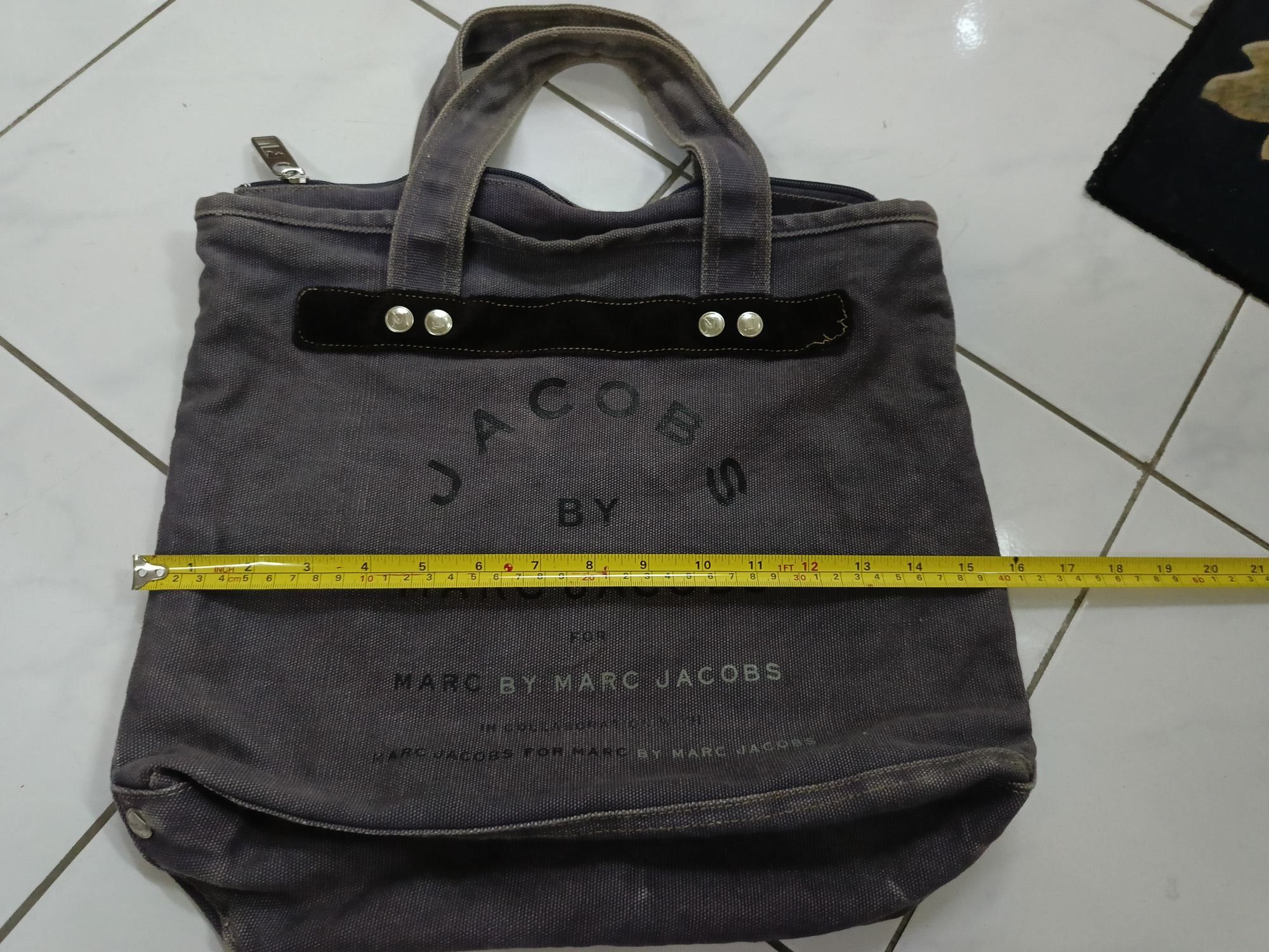 Marc Jacobs Jacobs By Marc Jacobs Faded Colour Canvas Tote Bag Size ONE SIZE - 2 Thumbnail