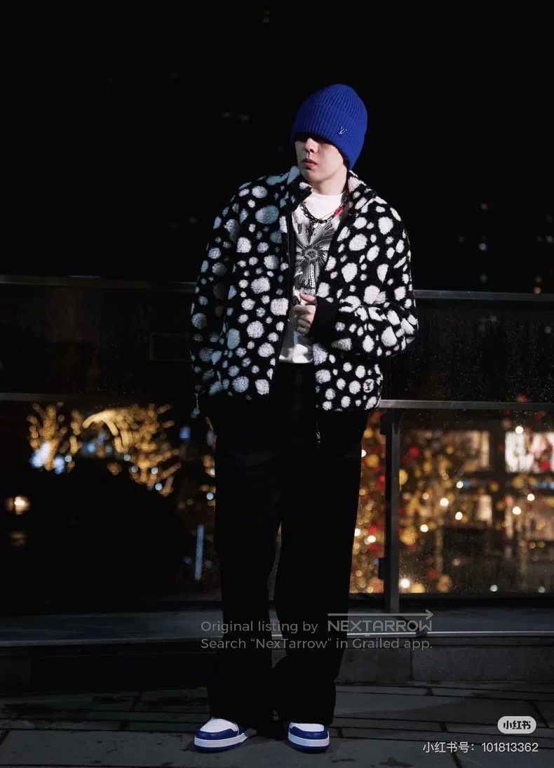 Louis Vuitton Yayoi Kusama Black and White Polka Dot Teddy