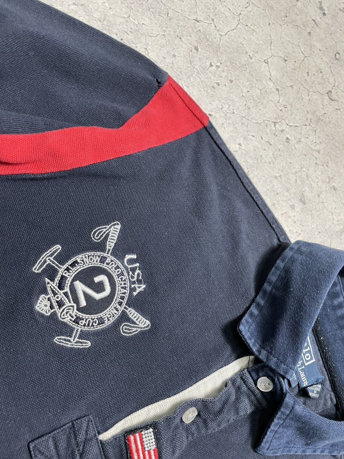 Polo Ralph Lauren Vintage Polo Ralph Lauren USA Rugby Sweatshirt #3 Big Pony Size US M / EU 48-50 / 2 - 6 Thumbnail
