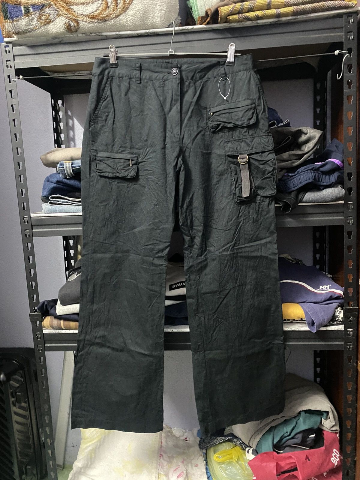 Otto Otto Sumisho Cargo Pants Baggy Super Black Size US 32 / EU 48 - 1 Thumbnail
