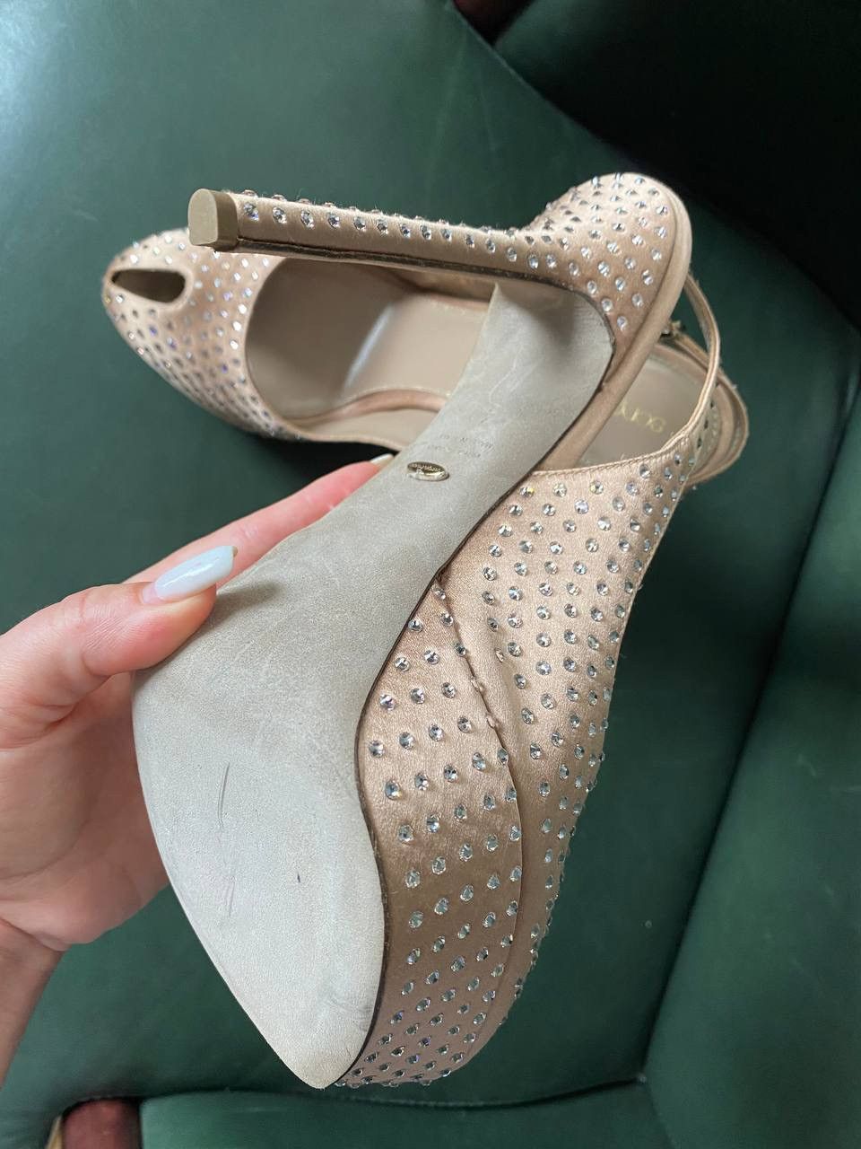 Sergio Rossi Sergio Rossi Vintage Crystal Platform Heels Size US 10 / IT 40 - 2 Thumbnail