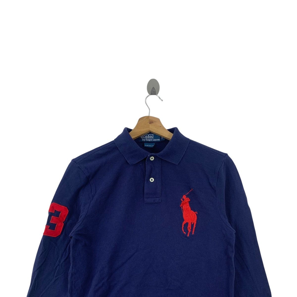 Polo Ralph Lauren Vintage POLO RALPH LAUREN Big Pony Embroidered Tee Shirt Size US S / EU 44-46 / 1 - 2 Thumbnail