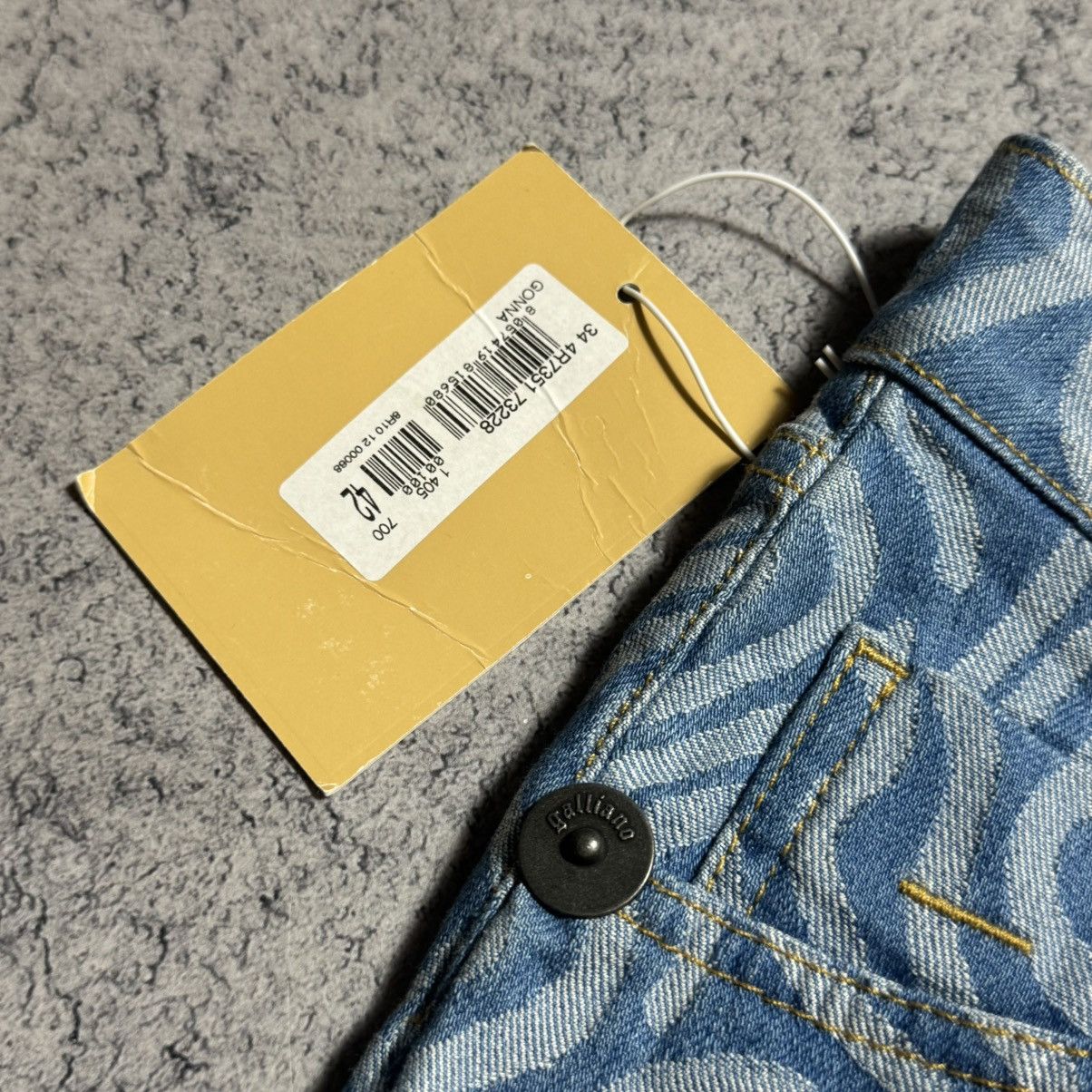 John Galliano NEW Galliano Y2K 00s Mini Shorts Size 28" / US 6 / IT 42 - 9 Thumbnail