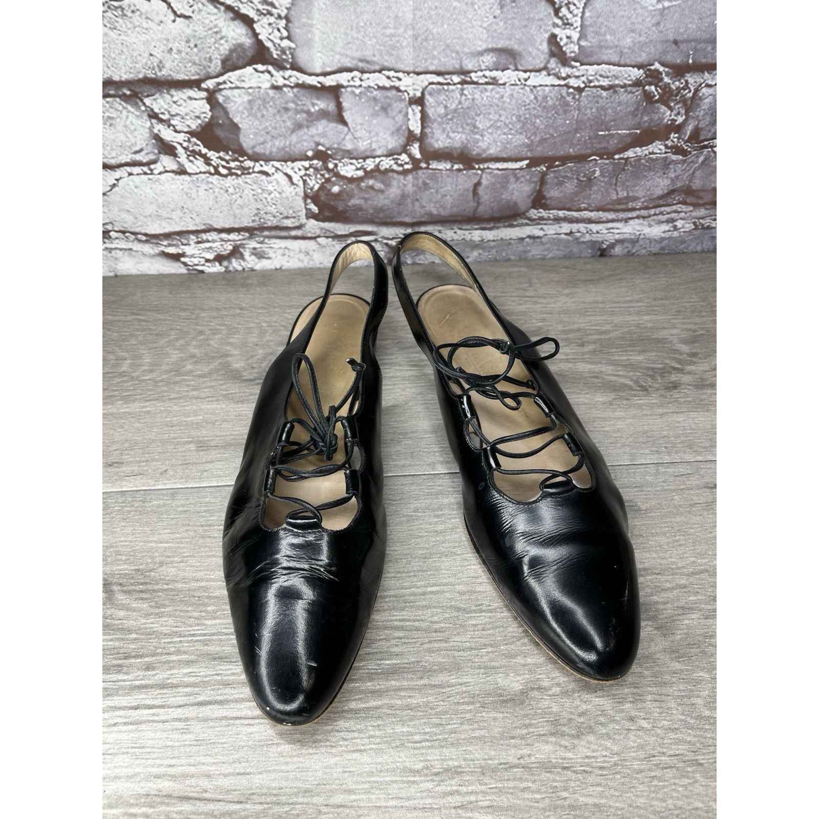 Salvatore Ferragamo Salvatore Ferragamo Boutique Black Patent Leather Pumps Shoe Size US 9 / IT 39 - 5 Thumbnail