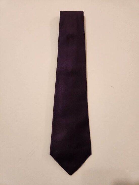 Kiton Kiton men's new purple 100%silk tie 3 1/2" X 59" Size ONE SIZE - 3 Thumbnail