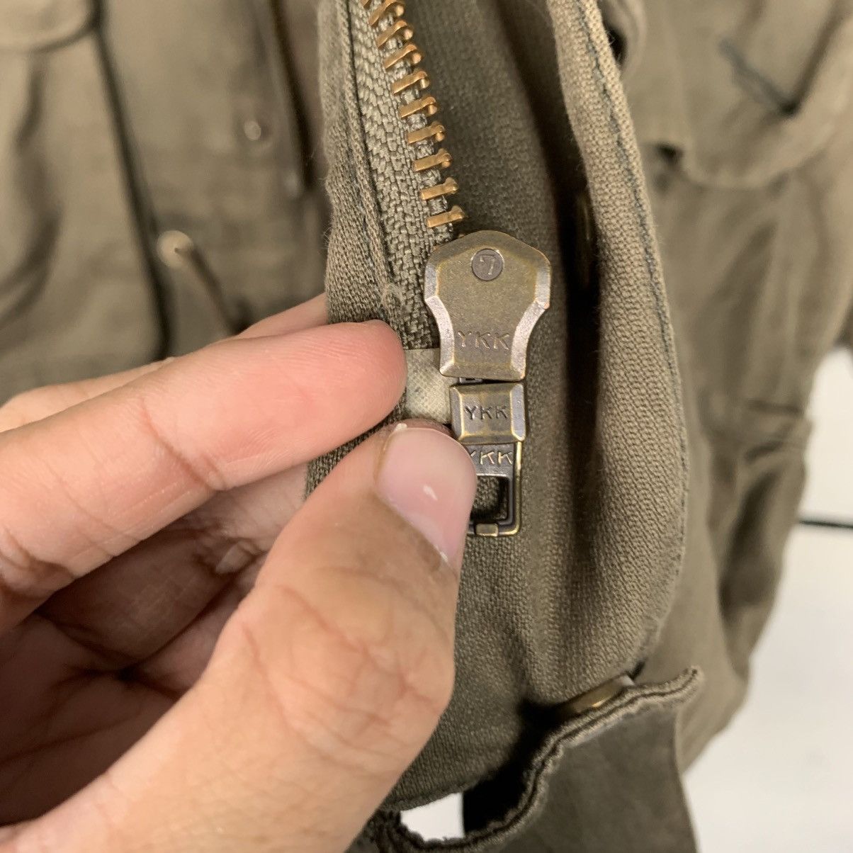 Vintage ☀️Nice design World Wide Love military style parka jacket Size US M / EU 48-50 / 2 - 17 Thumbnail