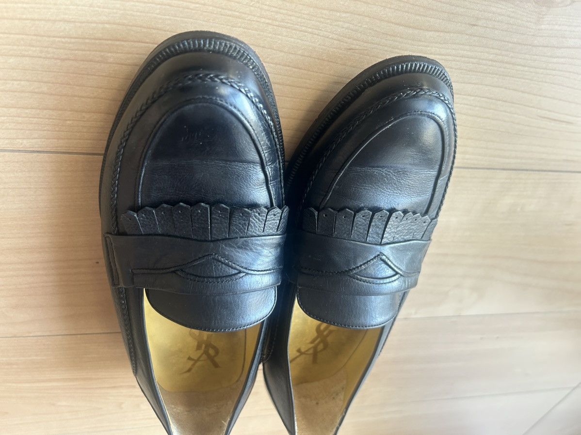 Yves Saint Laurent YSL red bottom loafers Size US 8.5 / IT 38.5 - 6 Thumbnail
