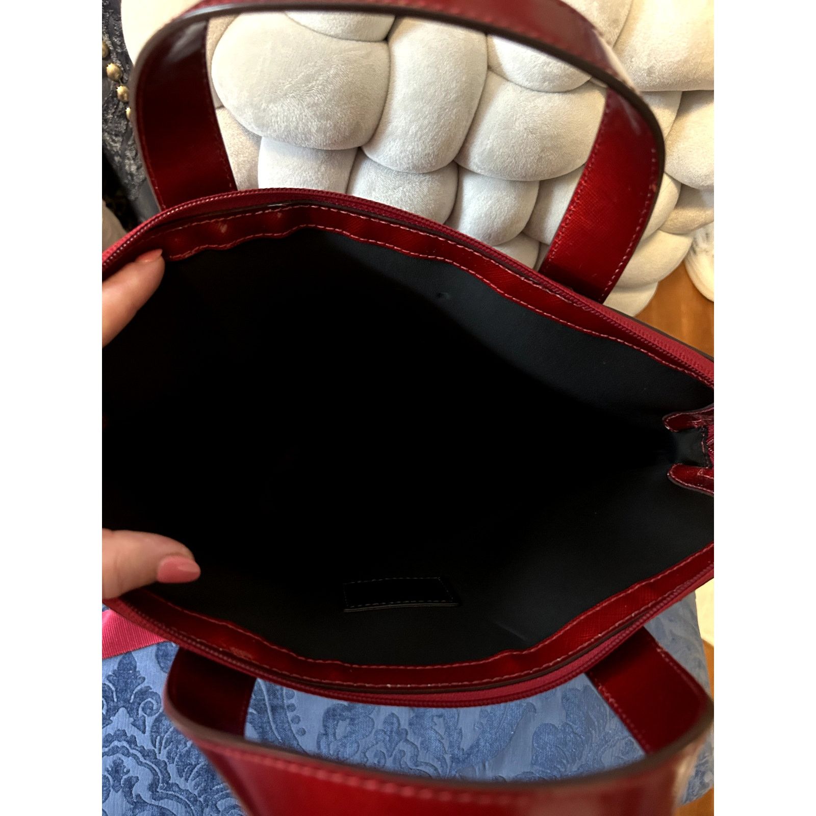 Tumi Tumi Candy Apple Red Patent Leather Briefcase Size ONE SIZE - 3 Thumbnail