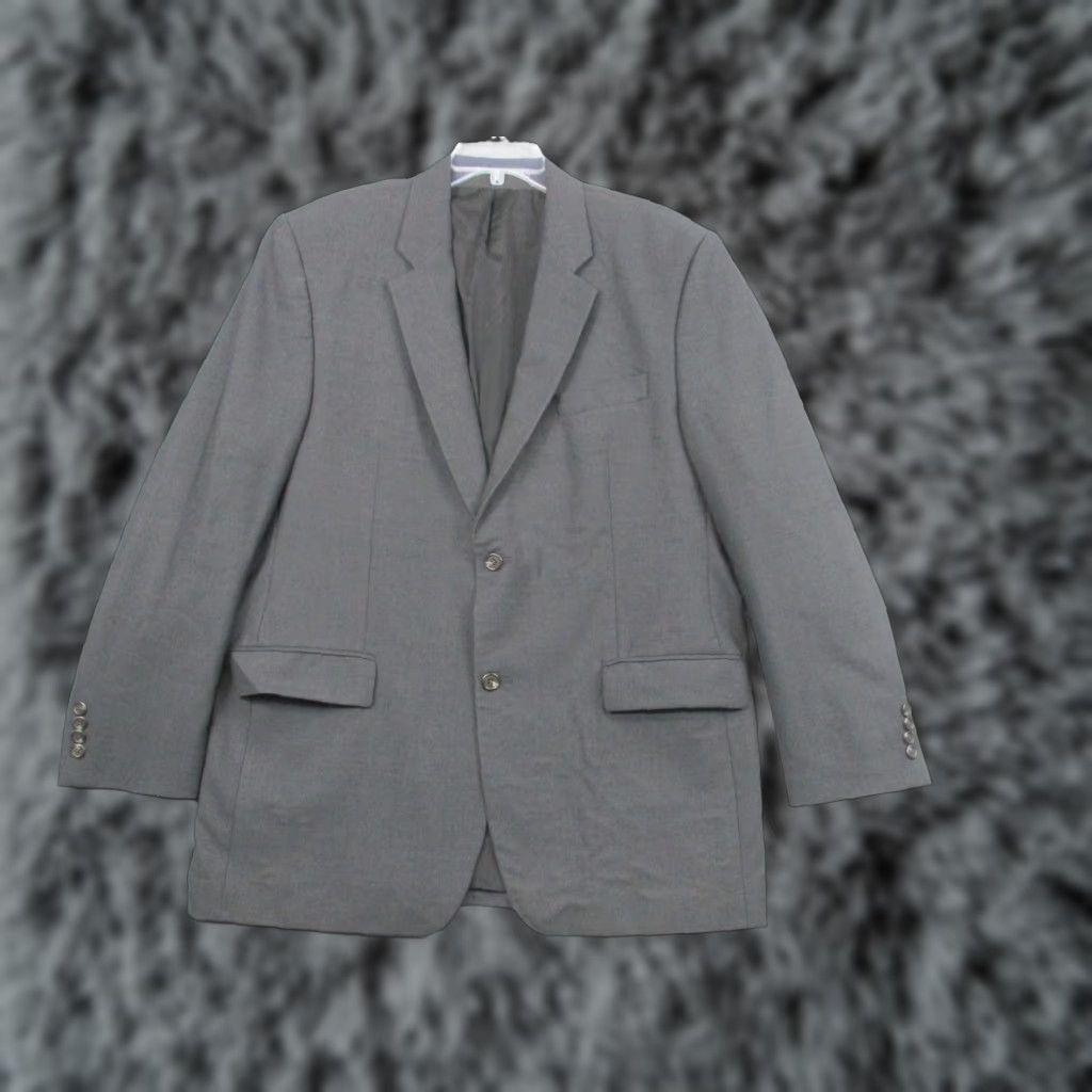 Ralph Lauren Ralph Lauren Blazer Mens Gray Wool 46 Sport Coat Made Canada Size 46R - 1 Thumbnail
