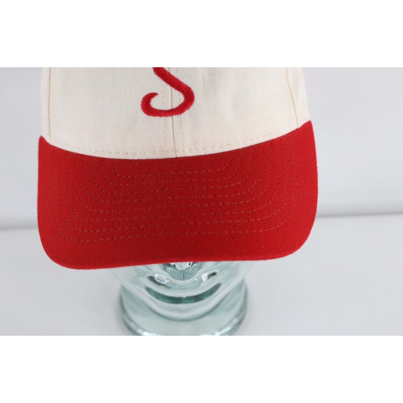 Vintage Vintage 90s Streetwear Distressed S Letter Fitted Hat Size ONE SIZE - 2 Thumbnail