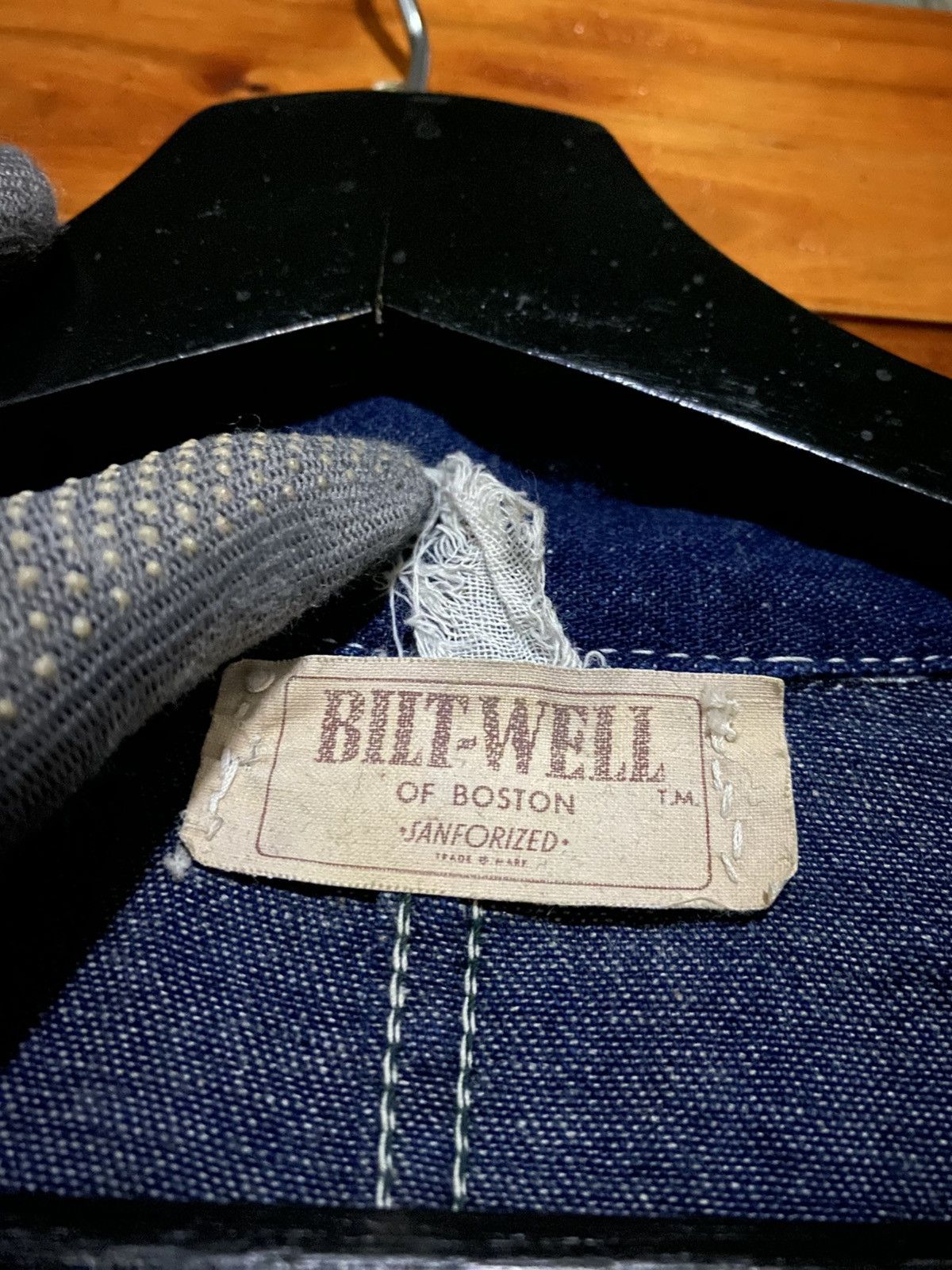 Vintage Vintage 50s-60s Bill-Well Boston Sanforized Denim Coverall Size US 34 / EU 50 - 9 Thumbnail