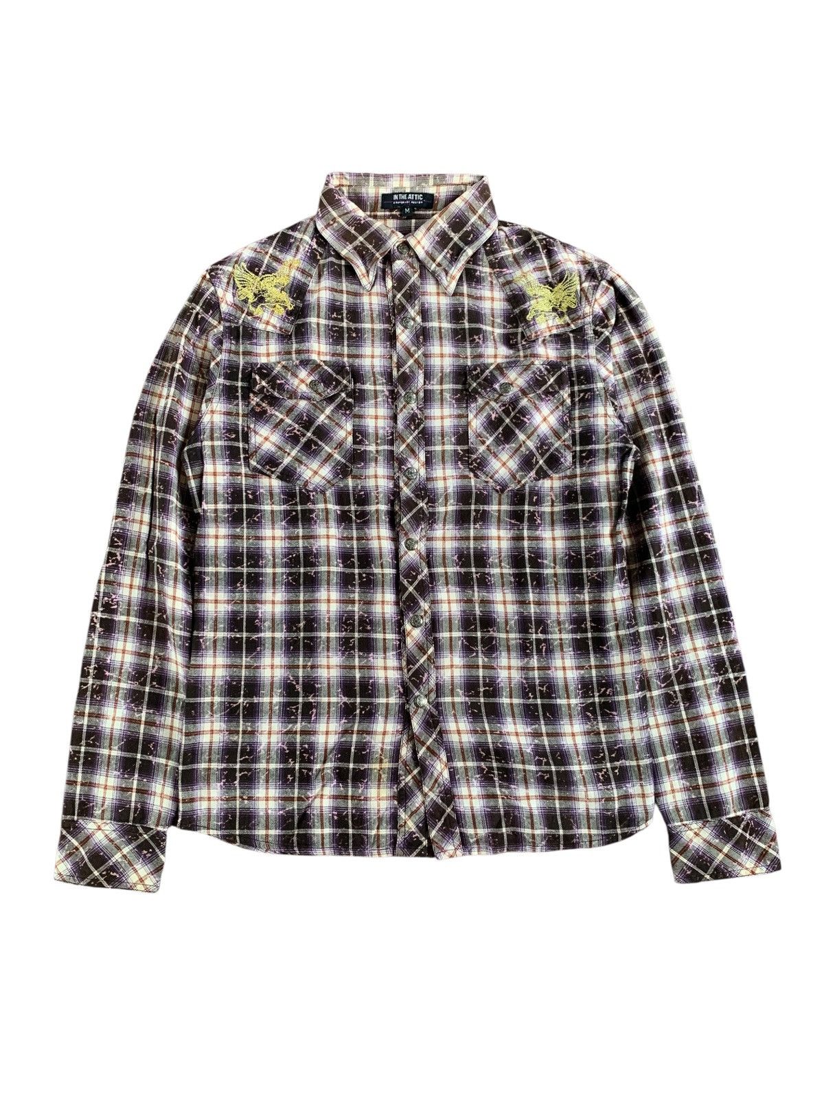 In The Attic Super rare "in the attic " sukajan enboidired shirt Size US M / EU 48-50 / 2 - 1 Thumbnail