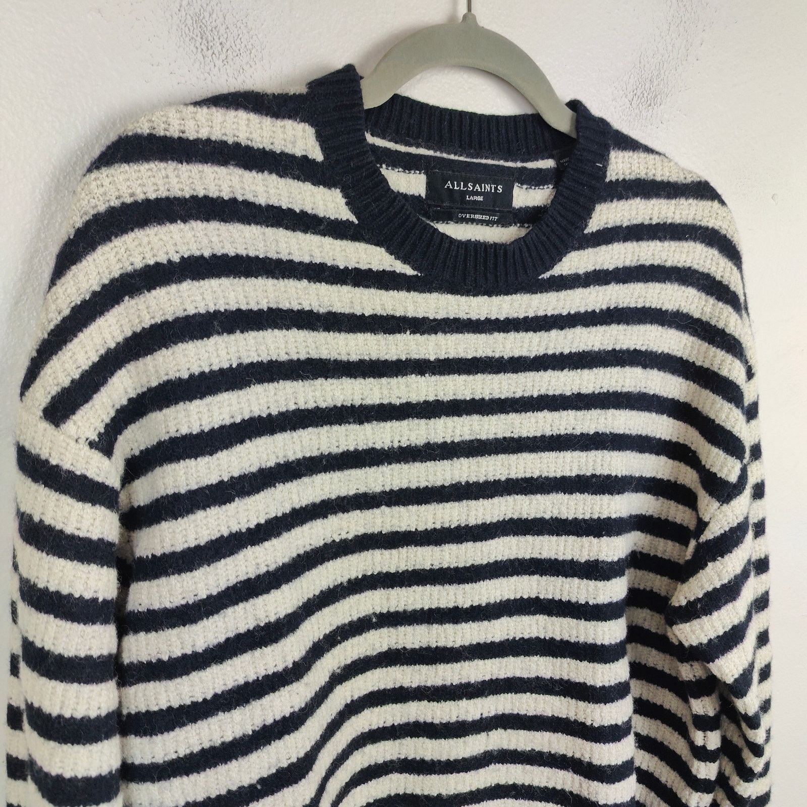 Allsaints AllSaints Keet Crew Sweater Womens Large Wool Blend Size L / US 10 / IT 46 - 2 Thumbnail